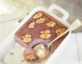 Flan de chou-fleur violet facile