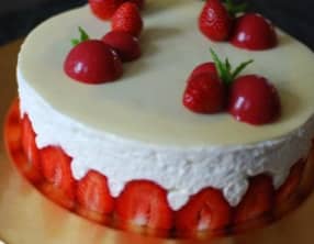 Fraisier léger et parfumé