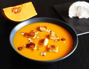 Velouté de butternut au chèvre