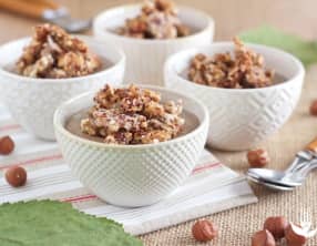 Crème noisettes et son croquant