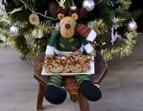 Sablés rennes de Noël aux olives