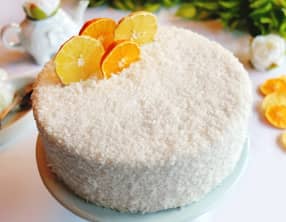 L’Entremets noix de coco et citron Yuzu