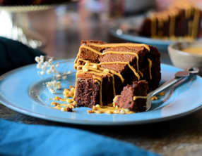 Gateau fondant au beurre de cacahuète et chocolat
