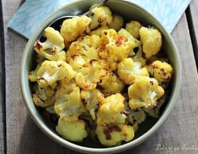Chou-fleur rôti au curcuma