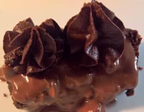 Brownie au glaçage rocher