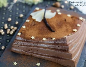 Entremet poire chocolat