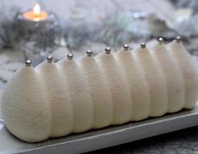 Bûche à la clémentine et vanille