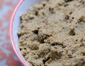 Rillettes aux lentilles et aux noix