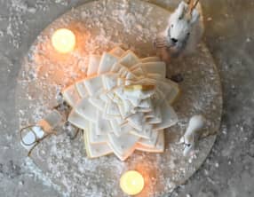 Sapin de Noël en biscuits en 3D