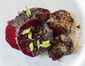 Betterave en carpaccio rôti