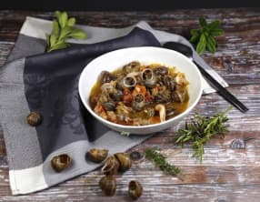 Escargots petits gris à la provençale