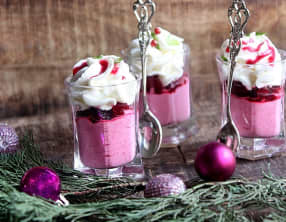 Verrine de betteraves rouges