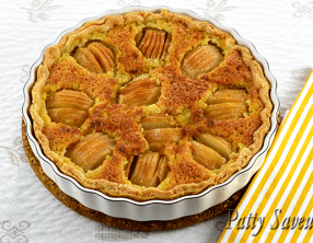 Tarte aux poires crème amandine