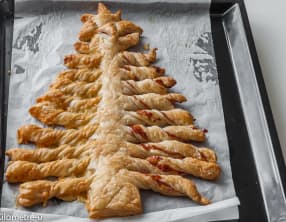 Sapin de Noël feuilleté