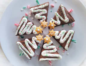 Brownie sapin de Noël