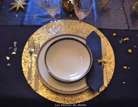 Ma table douce nuit de Noël et menu de fête