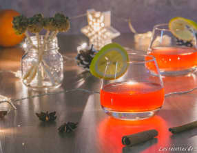 Cocktail de Noël et sucettes de foie gras