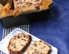 Cake-scone de Noël au massepain et chocolat noir