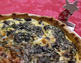 Quiche aux escargots et blettes