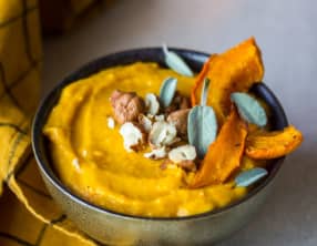 Purée de potimarron à la noisette