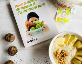 Porridge aux pommes et aux noix