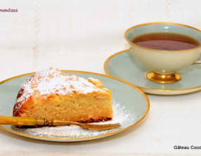 Gâteau coco aux pommes