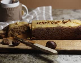 Fondant aux châtaignes et aux pommes