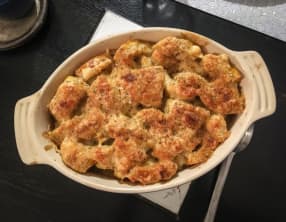 Gratin de courge delicata