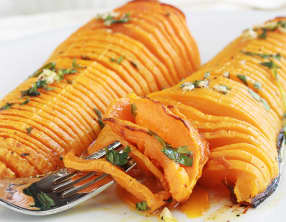 Courge butternut au four