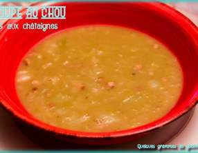 Soupe au chou et aux châtaignes