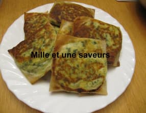 Croustillant pomme de terre, vache qui rit