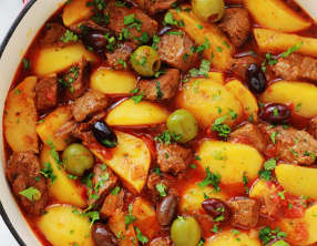 Sauté de boeuf mijoté aux pommes de terre