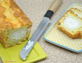 Cake chèvre poivron