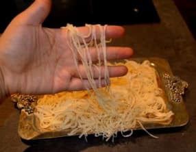 Pâte de Kunafa ou Konafa