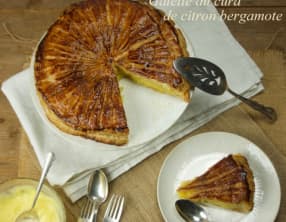 Galette des rois au curd de citron bergamote