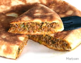 Pain farci cuit à la poêle