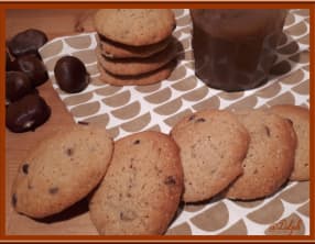 Biscuits moelleux à la crème de marron et pépite de chocolat