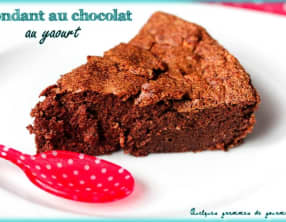 Fondant au chocolat au yaourt