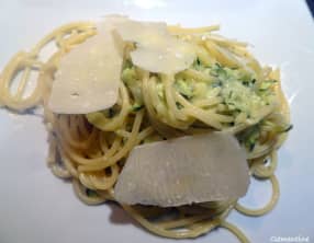 Linguine citron parmesan