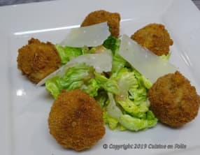 Cromesquis de risetti aux cèpes