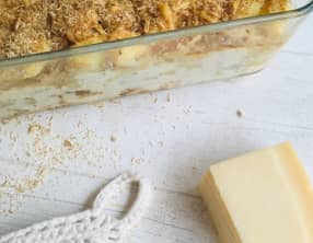 Gratin de pommes de terre et de panais à la pancetta