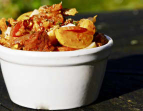 Légumes au four d'inspiration russe et ibérique