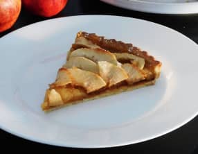 Tarte aux pommes et praliné