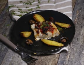 Cabillaud sauce chorizo