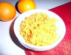 Salade de carottes au jus d’orange et au cumin de Marrakech