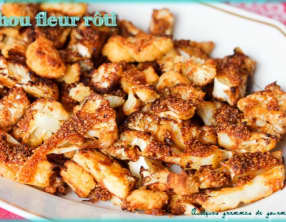 Chou-fleur rôti à l'ail