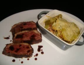 Gratin de pommes de terre au foie gras