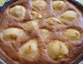 Tarte amandine aux poires