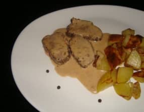 Magret de canard sauce au poivre noir de Sarawak