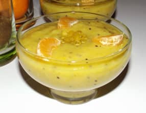 Soupe de fruits exotiques aux perles de Miel
